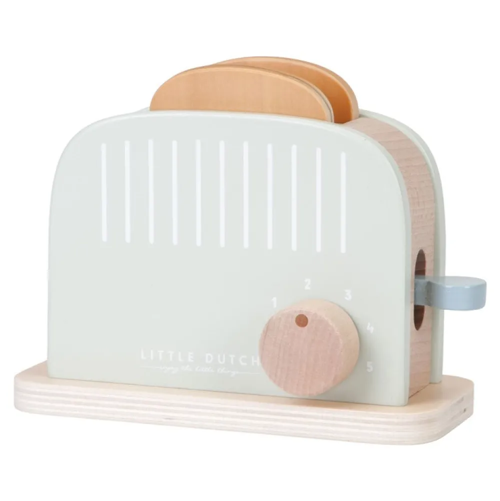 Little Dutch Set de Tostadora ·*Niños Cocinas De Madera Y Accesorios Juguete|Juguetes Waldorf