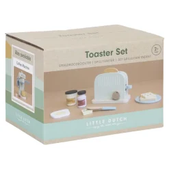 Little Dutch Set de Tostadora ·*Niños Cocinas De Madera Y Accesorios Juguete|Juguetes Waldorf