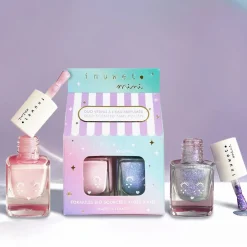 Inuwet Set dos esmaltes de uñas Princess Aqualand ·*Niños Pintauñas Para Niñas Y Niños