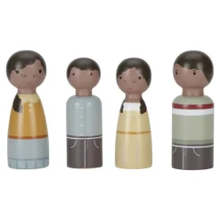 Little Dutch Set familia Evi Casa de Muñecas Madera FSC ·*Niños Casas De Muñecas|Juguetes Waldorf