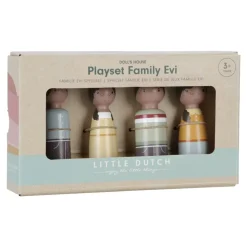 Little Dutch Set familia Evi Casa de Muñecas Madera FSC ·*Niños Casas De Muñecas|Juguetes Waldorf