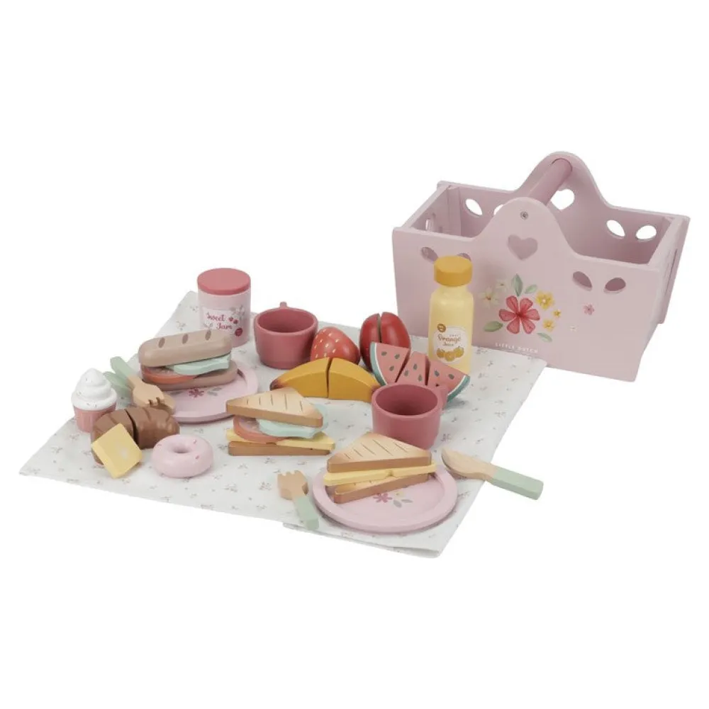 Little Dutch Set Picnic FSC ·*Niños Cocinas De Madera Y Accesorios Juguete|Juguetes Waldorf