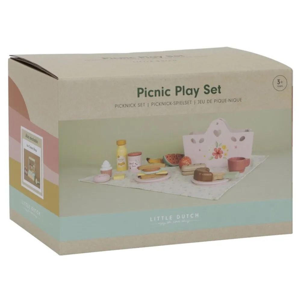 Little Dutch Set Picnic FSC ·*Niños Cocinas De Madera Y Accesorios Juguete|Juguetes Waldorf