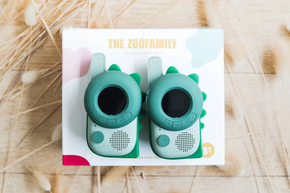 The Zoofamily Set Walkie Talkie Dino Green ·*Niños Tecnología|Walkie Talkie Para Niños