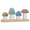 Little Dutch Setas encajables Forest Friends ·*Niños Juguetes De Madera Para Niños|Juguetes Y Juegos Motricidad Fina