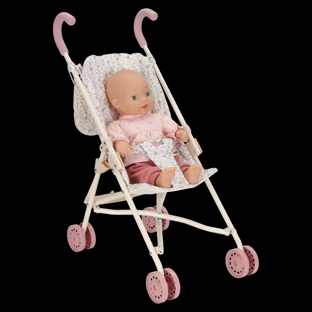 Little Dutch Silla de Paseo metal Flores & Mariposas ·*Niños Accesorios Para Muñecas Bebé|Muñecos Bebés