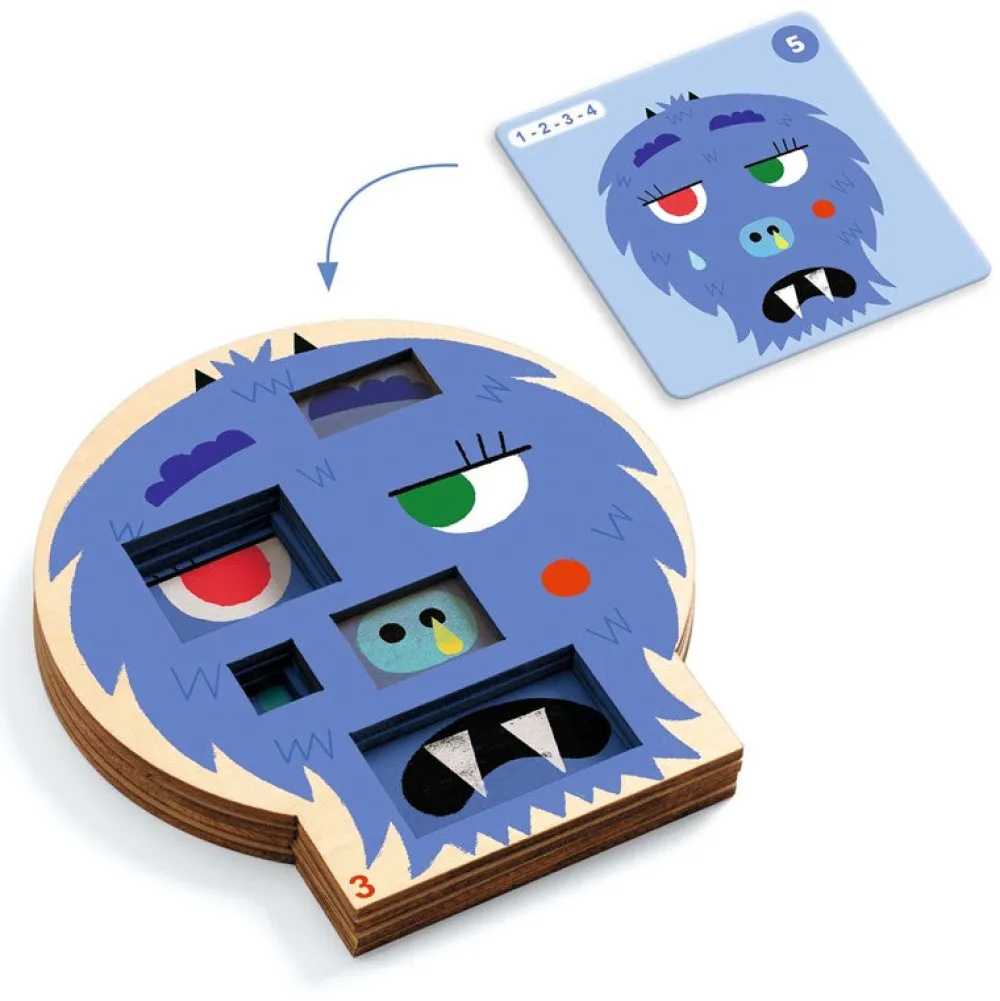 Djeco Sologic Crazy faces ·*Niños Djeco|Juegos De Lógica