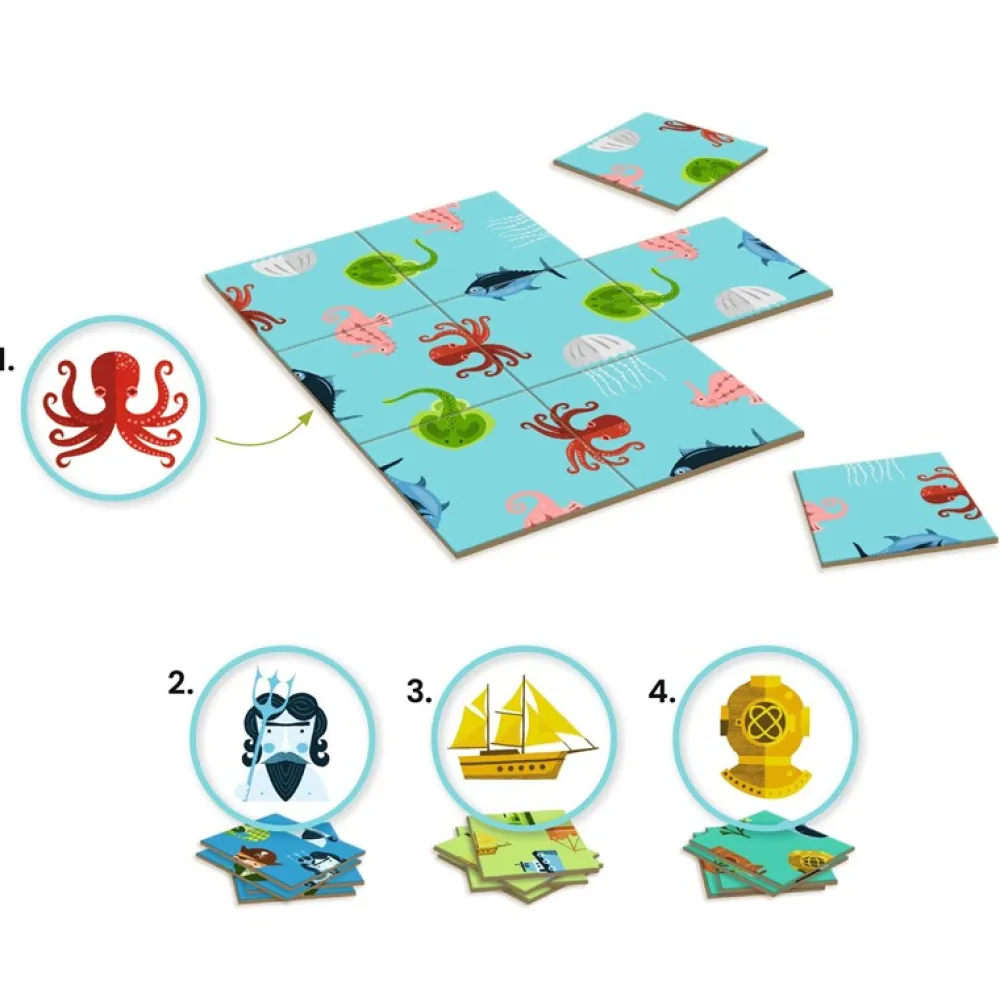 Djeco Sologic Impossiblo Ocean ·*Niños Djeco|Juegos De Lógica