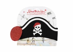 Great Pretenders Sombrero pirata con parche · 4-6 años*Niños Disfraces Infantiles