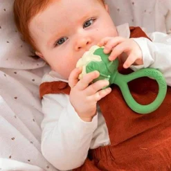Oliu0026Carol Sonajero · Cauliflower Rattle Toy*Niños Mordedores|Oli & Carol