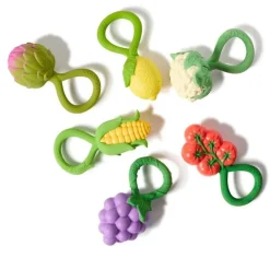 Oliu0026Carol Sonajero · Cauliflower Rattle Toy*Niños Mordedores|Oli & Carol