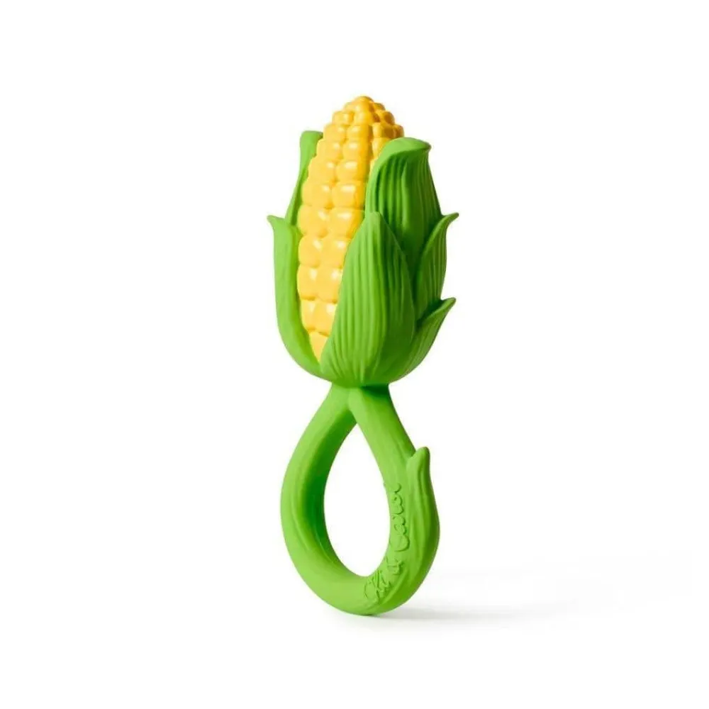 Oliu0026Carol Sonajero · Corn Rattle Toy*Niños Mordedores|Oli & Carol