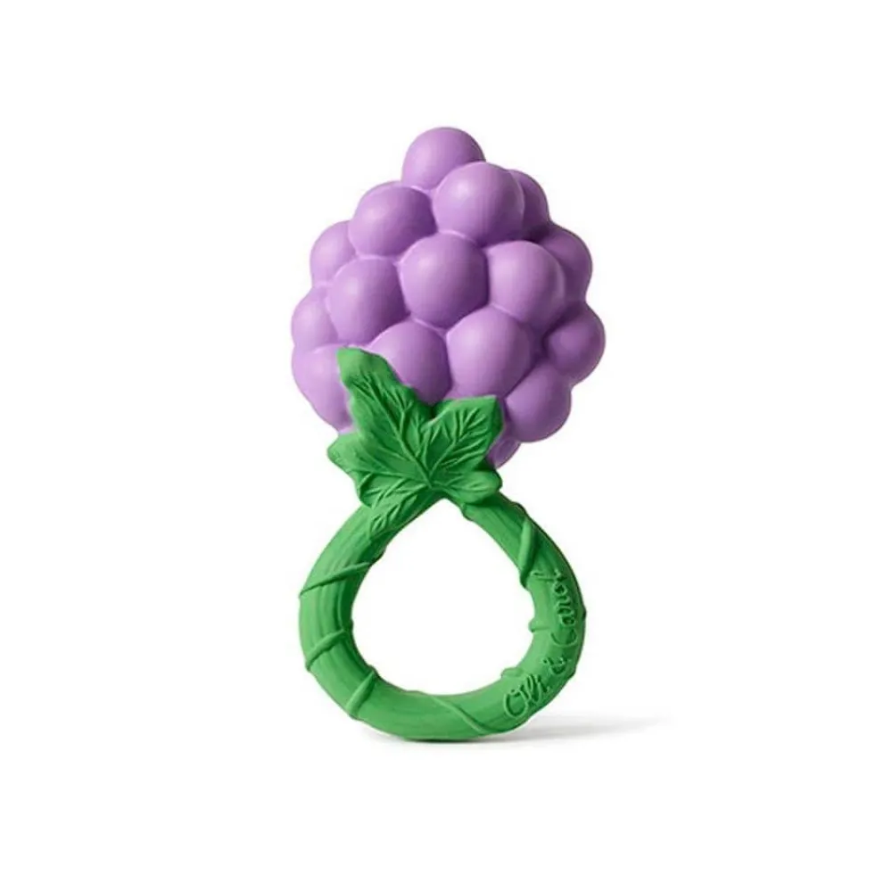 Oliu0026Carol Sonajero · Grape Rattle Toy*Niños Mordedores|Oli & Carol