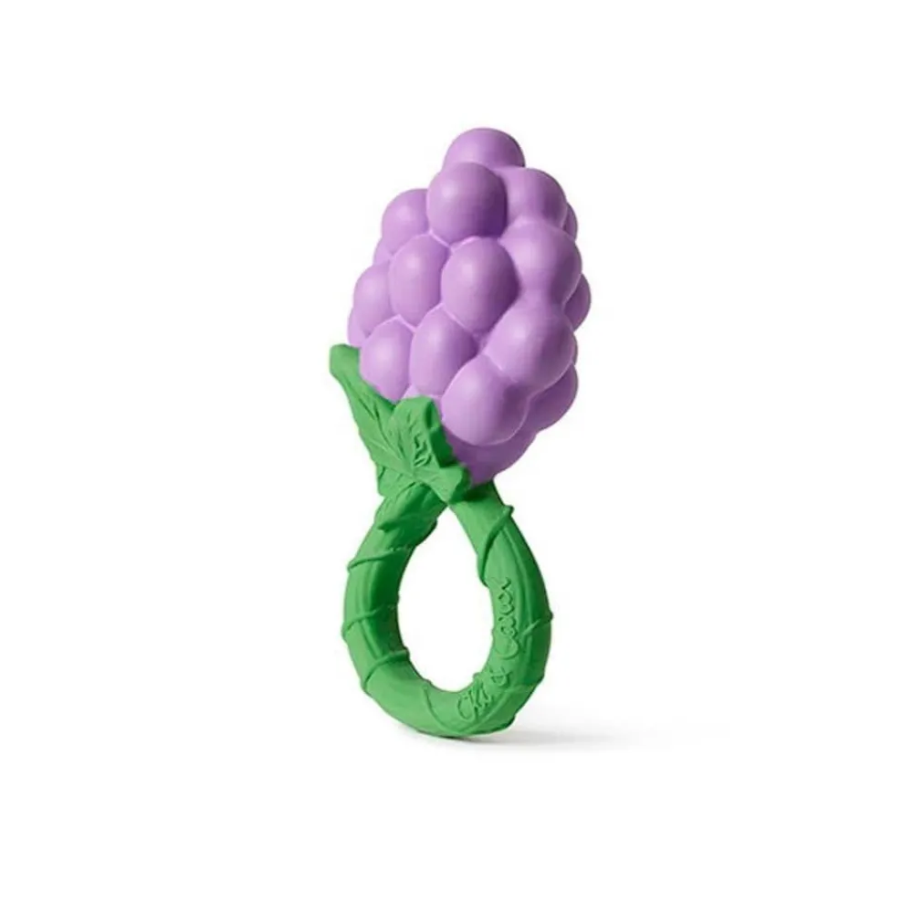 Oliu0026Carol Sonajero · Grape Rattle Toy*Niños Mordedores|Oli & Carol