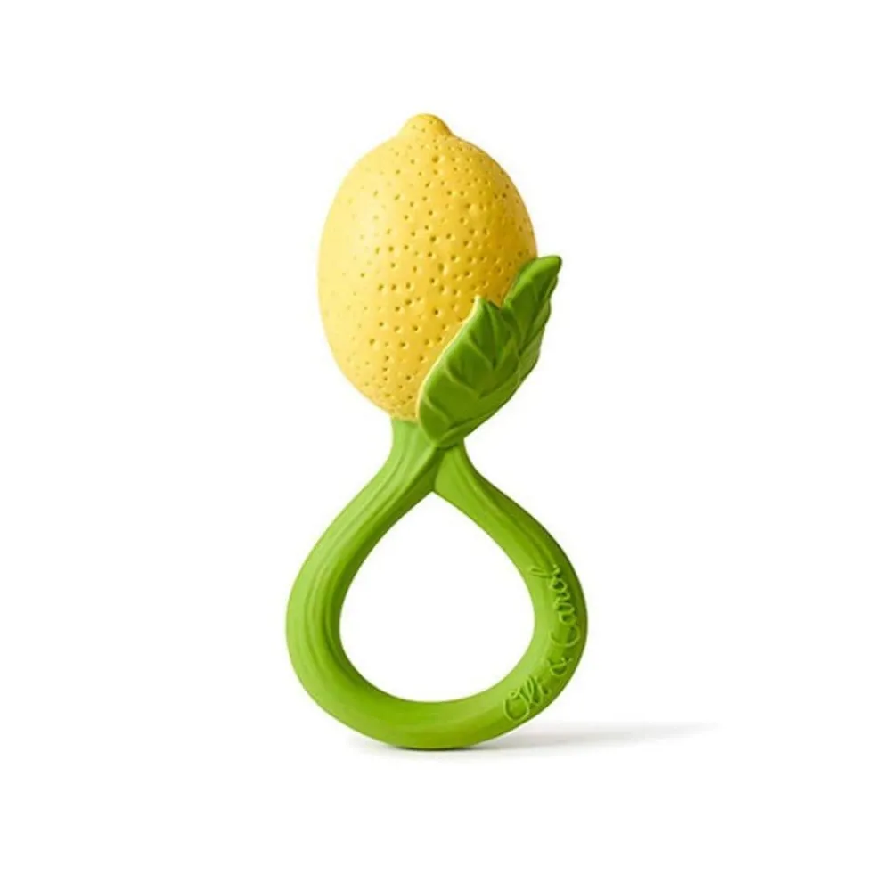 Oliu0026Carol Sonajero · Lemon Rattle Toy*Niños Mordedores|Oli & Carol