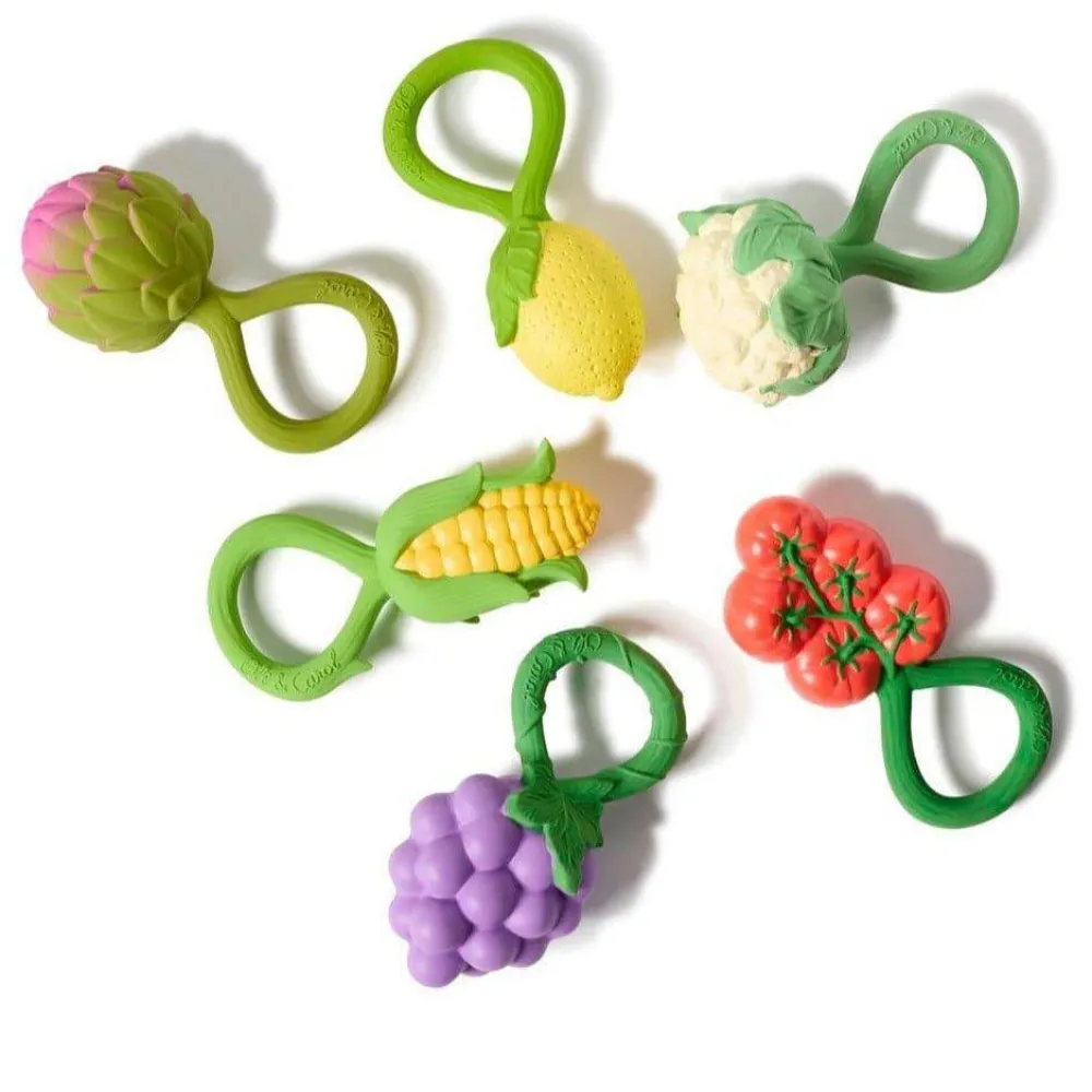 Oliu0026Carol Sonajero · Lemon Rattle Toy*Niños Mordedores|Oli & Carol