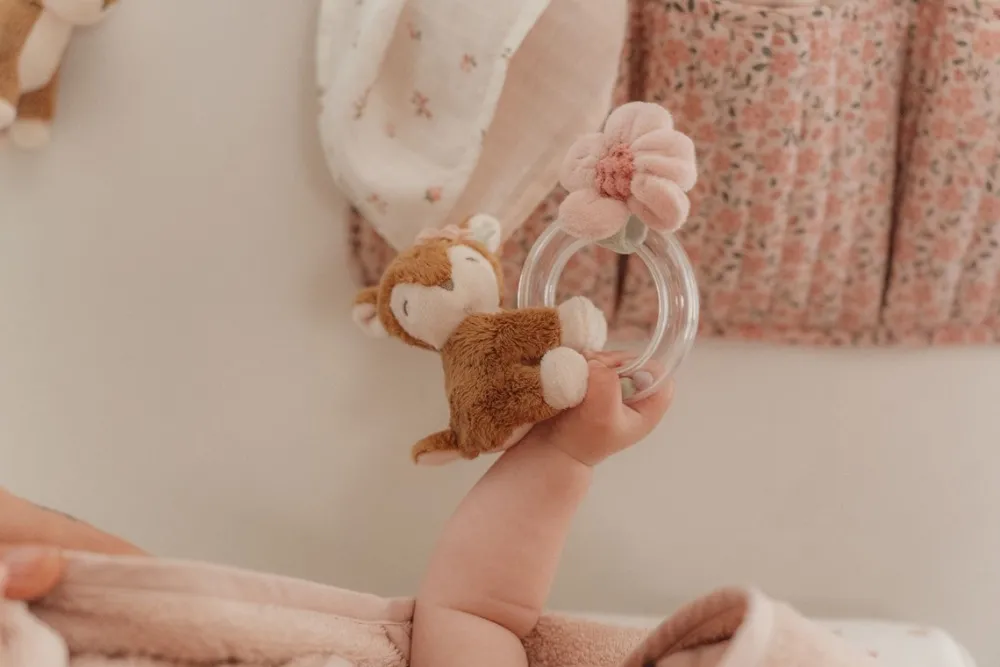 Little Dutch Sonajero Anillo Ciervo Fairy Garden ·*Niños Sonajeros