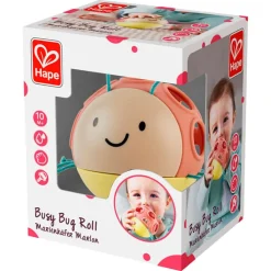 Hape Sonajero mordedor mariquita ·*Niños Mordedores|Juguetes De Madera Para Niños