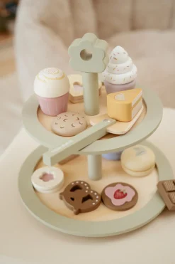 Little Dutch Soporte para pasteles FSC ·*Niños Cocinas De Madera Y Accesorios Juguete|Juguetes Waldorf