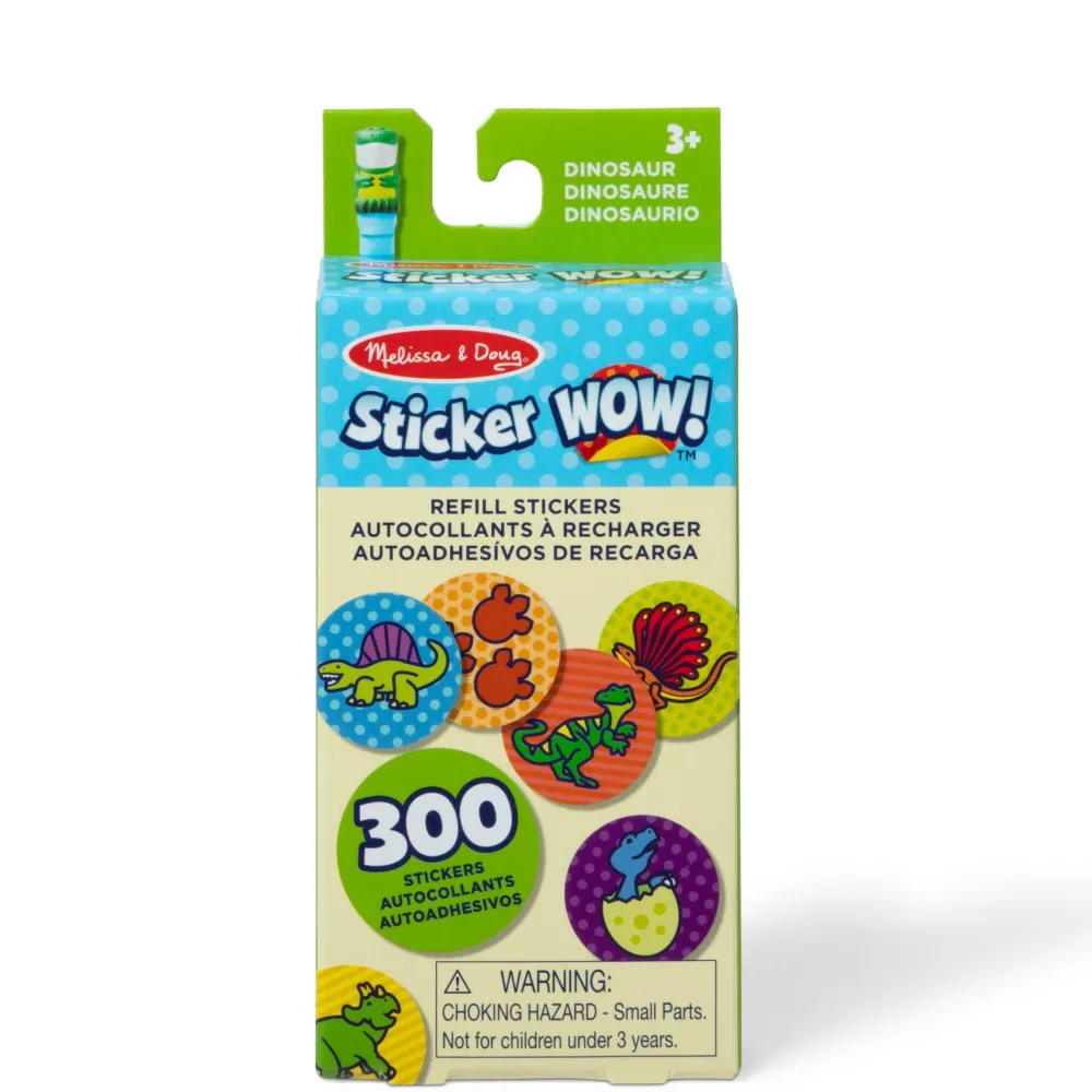Melissa u0026 Doug Sticker Wow Refill Dinosaurios · Melissa & Doug*Niños Libros Busca Y Encuentra|Libros De Pegatinas