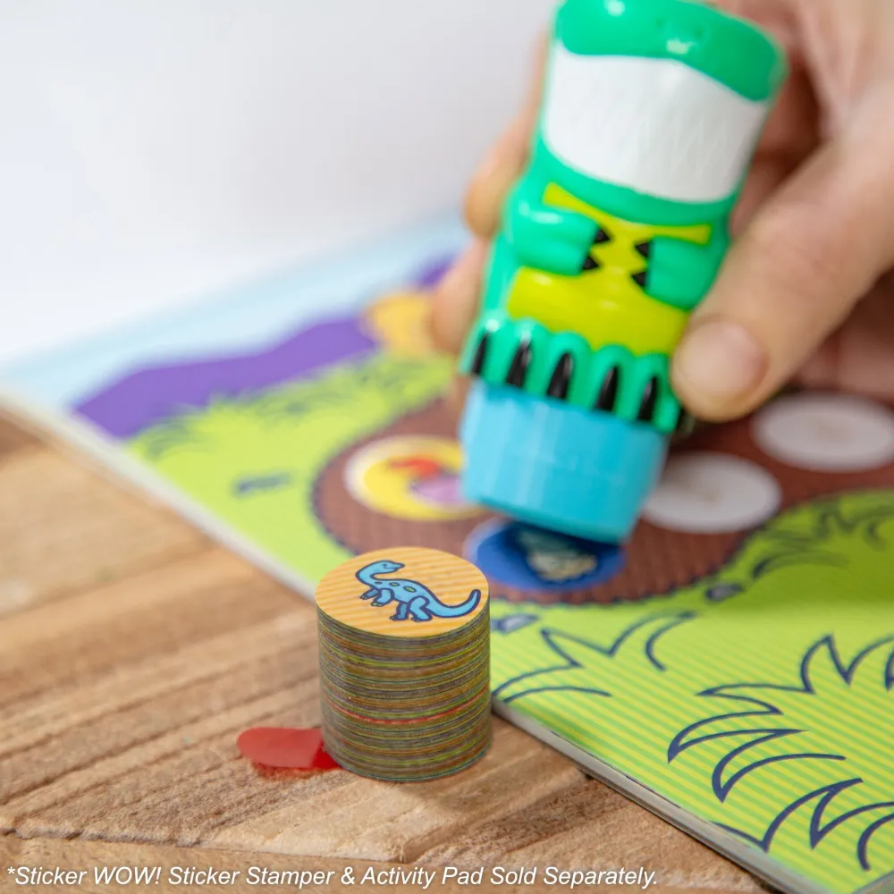 Melissa u0026 Doug Sticker Wow Refill Dinosaurios · Melissa & Doug*Niños Libros Busca Y Encuentra|Libros De Pegatinas