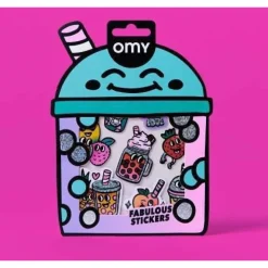 Omy Stickers Big Bubble Tea ·*Niños Juegos De Viaje