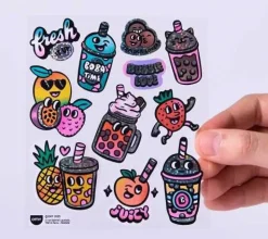 Omy Stickers Big Bubble Tea ·*Niños Juegos De Viaje