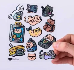 Omy Stickers Big Kitty ·*Niños Juegos De Viaje