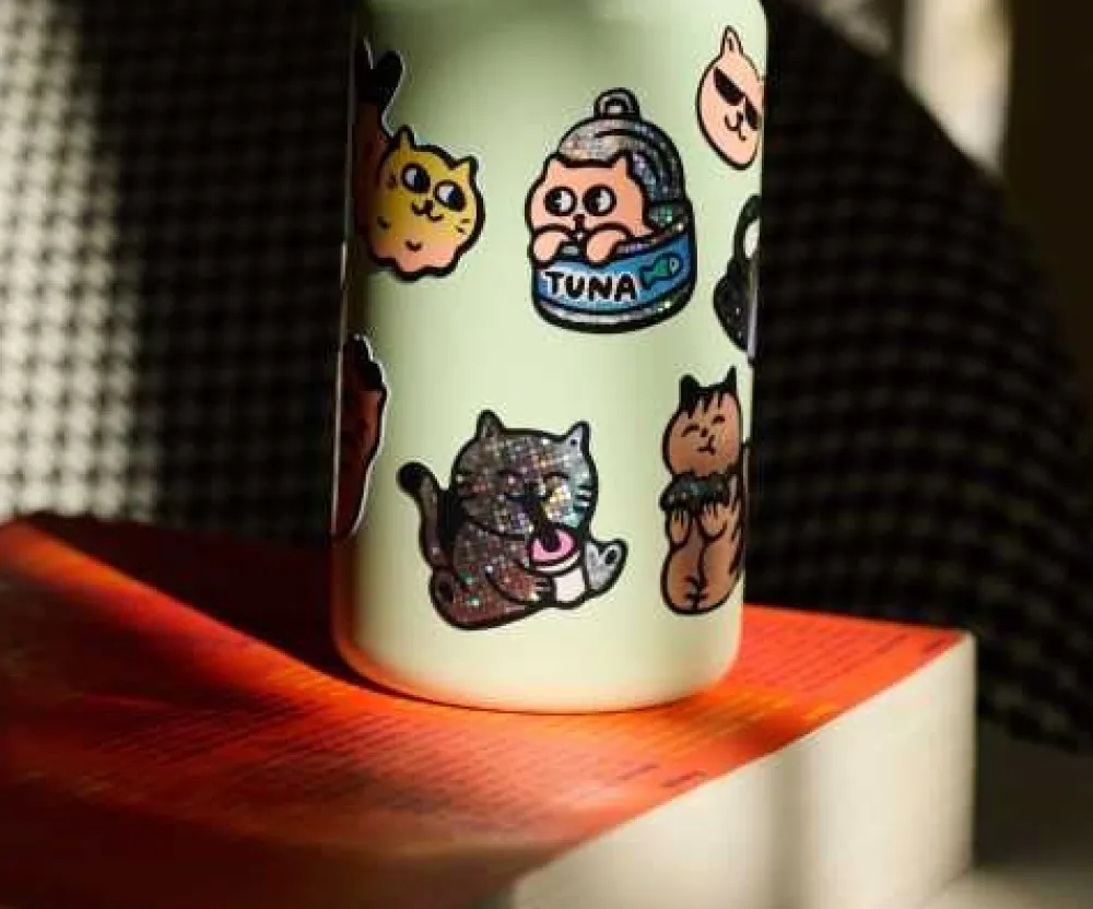 Omy Stickers Big Kitty ·*Niños Juegos De Viaje