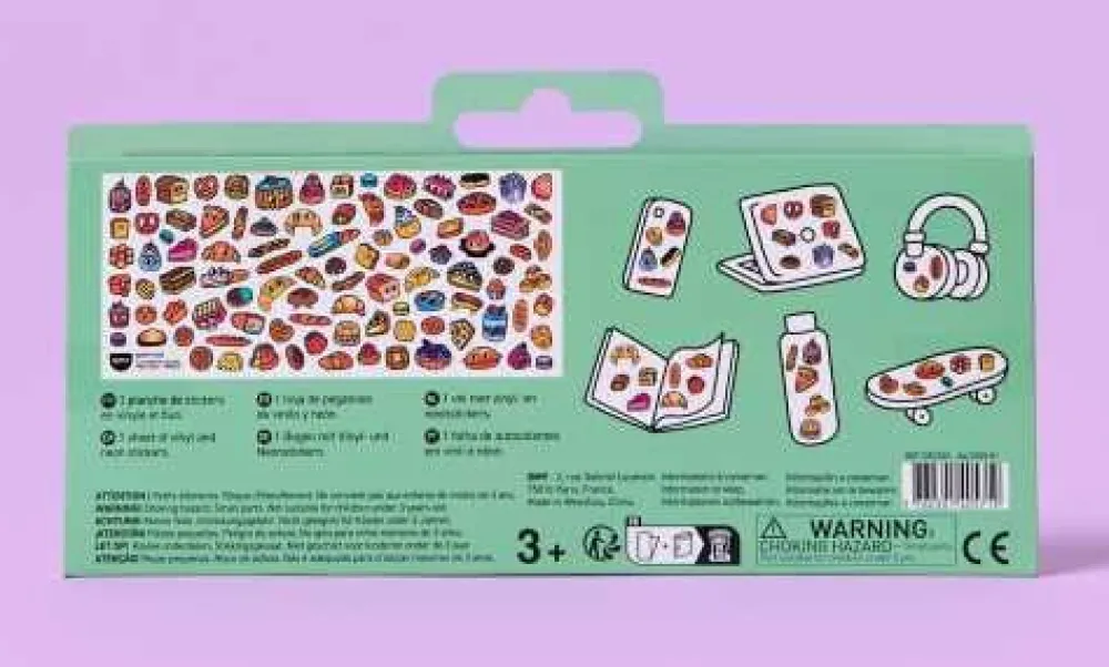 Omy Stickers Boutique Baguette ·*Niños Juegos De Viaje