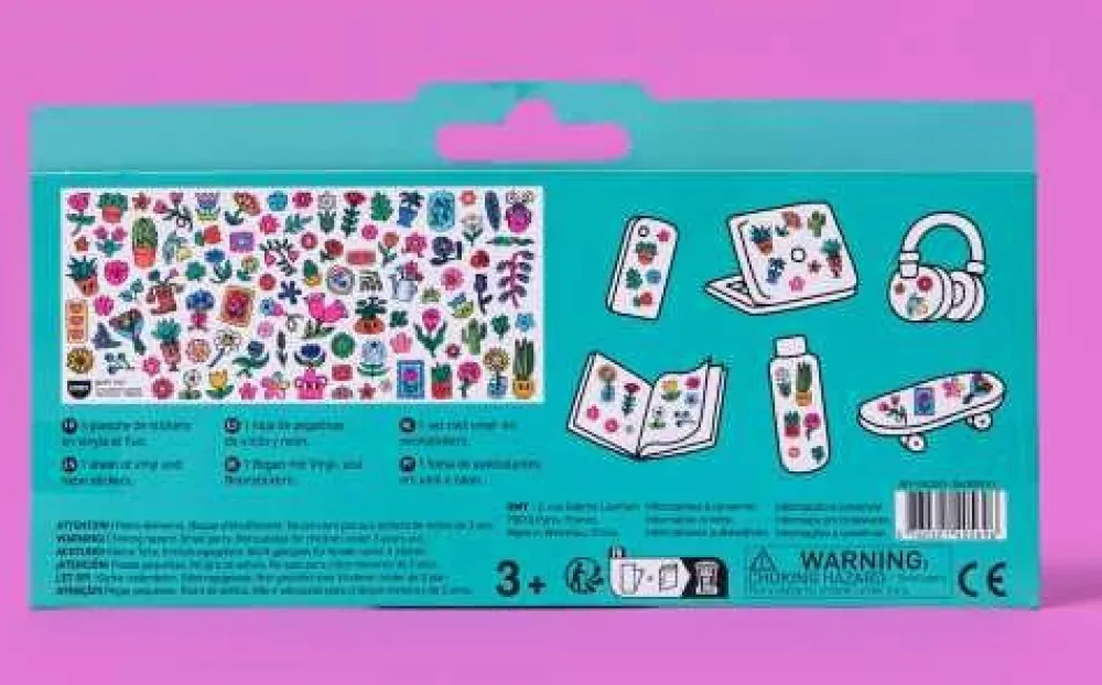 Omy Stickers Boutique Flowers ·*Niños Juegos De Viaje