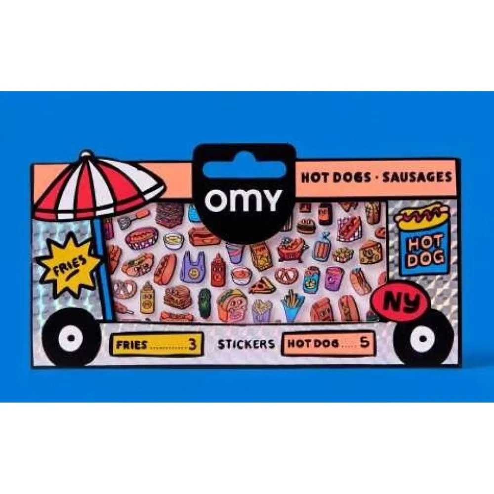 Omy Stickers Boutique Hot Dog ·*Niños Juegos De Viaje