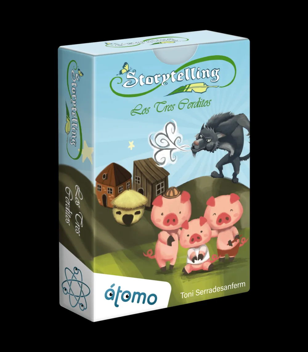 Átomo Games Storytelling Los tres cerditos · Átomo*Niños Átomo Games|Juegos De Mesa Competitivos