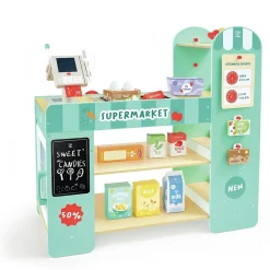 Hape Supermercado Inteligente de Madera ·*Niños Cocinas De Madera Y Accesorios Juguete|Juguetes Waldorf