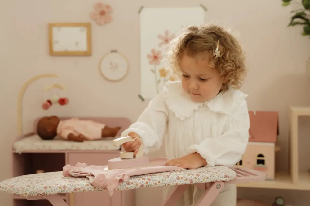 Little Dutch Tabla de planchar FSC ·*Niños Cocinas De Madera Y Accesorios Juguete|Juguetes Waldorf
