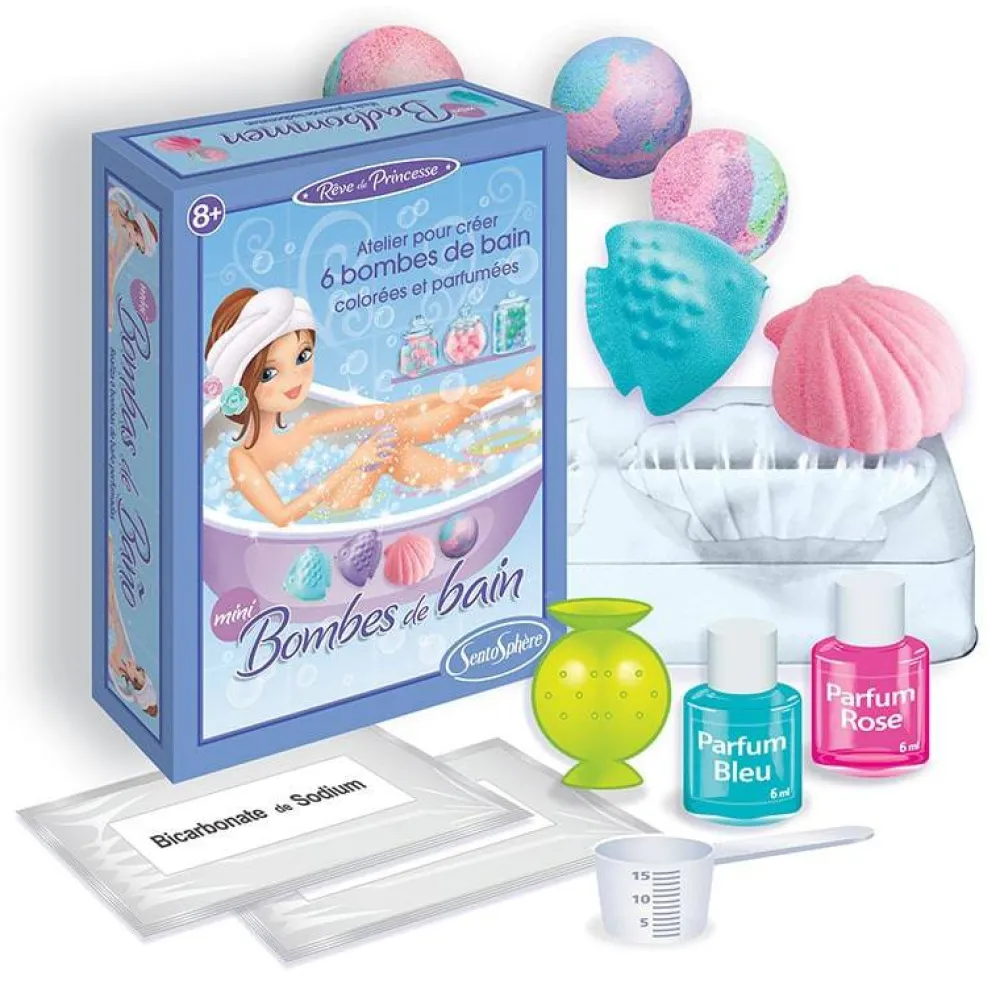Sentosphère Taller de bombas de baño*Niños Kit De Manualidades|Juguetes Y Juegos Motricidad Fina