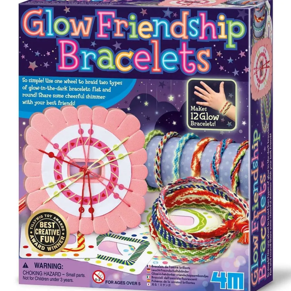 4M Taller de Pulseras Brillantes de la Amistad ·*Niños Kit De Manualidades|Juguetes Y Juegos Motricidad Fina