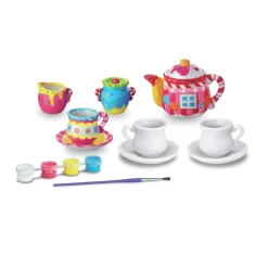 4M Taller pinta tu mini set de Té ·*Niños Kit De Manualidades