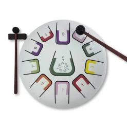 Juega Conmigo Tambú 8" 11 notas - Blanco Mate*Niños Juguetes Musicales