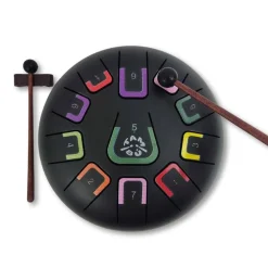 Juega Conmigo Tambú 8" 11 notas - Negro Mate*Niños Juguetes Musicales