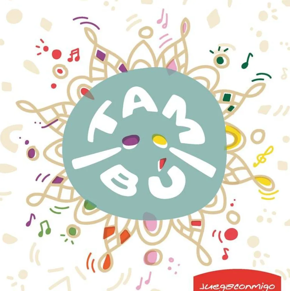 Juega Conmigo Tambú 8" 11 notas - Negro Mate*Niños Juguetes Musicales