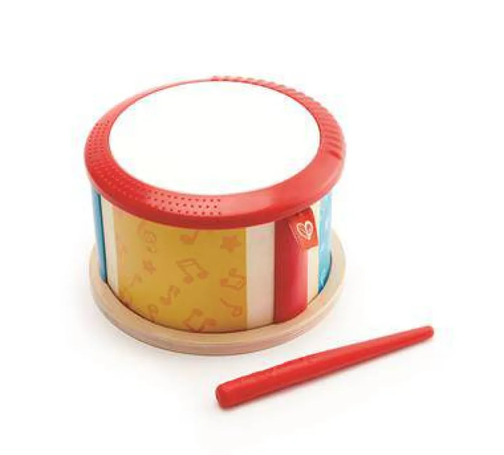 Hape Tambor de dos Caras ·*Niños Juguetes Waldorf|Juguetes Montessori
