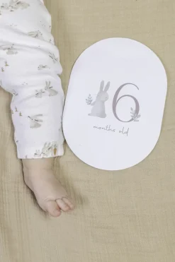 Little Dutch Tarjetas Milestone Baby Bunny ·*Niños Juegos De Viaje