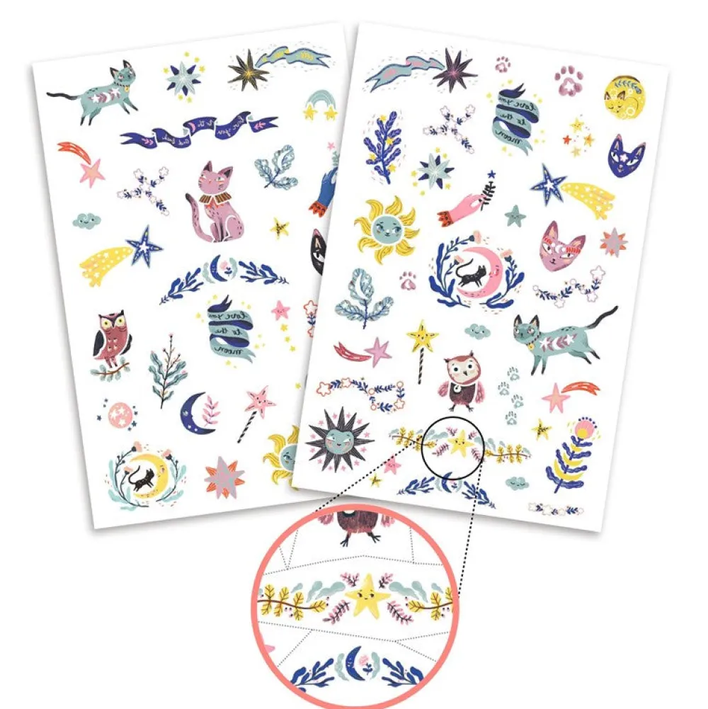 Djeco Tatuajes Dulces Sueños ·*Niños Tatuajes Para Niños|Disfraces Infantiles