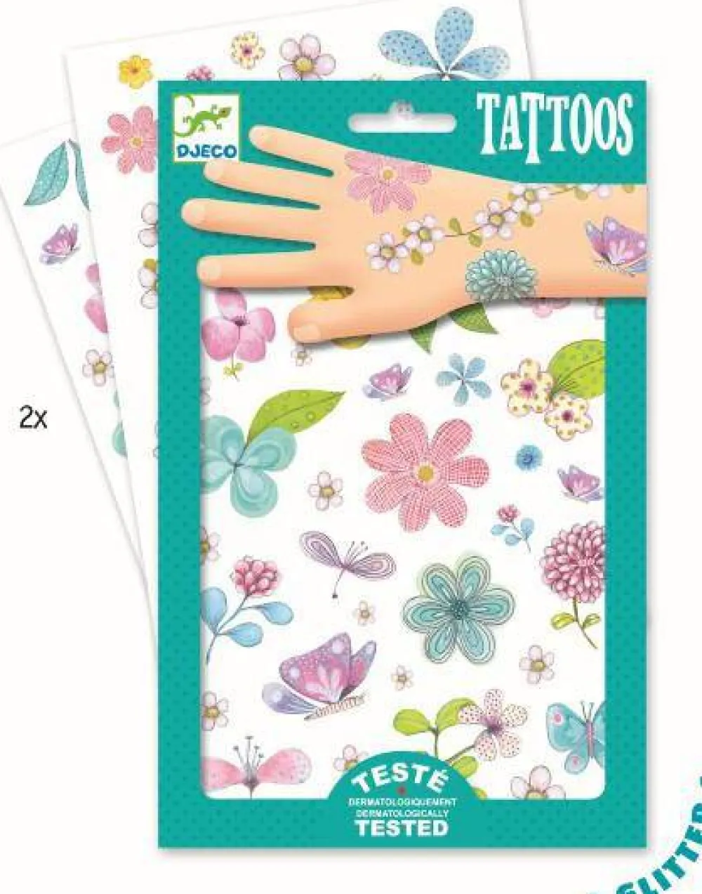 Djeco Tatuajes Flores Campestres ·*Niños Tatuajes Para Niños|Disfraces Infantiles