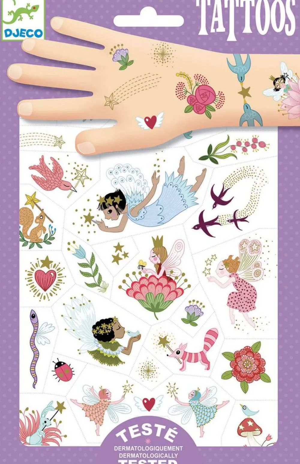 Djeco Tatuajes Mundo Mágico ·*Niños Tatuajes Para Niños|Disfraces Infantiles