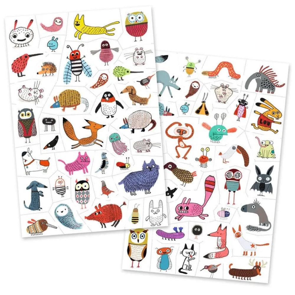 Djeco Tatuajes Pequeñas Criaturas ·*Niños Tatuajes Para Niños|Disfraces Infantiles