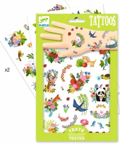 Djeco Tatuajes Primavera ·*Niños Tatuajes Para Niños|Disfraces Infantiles