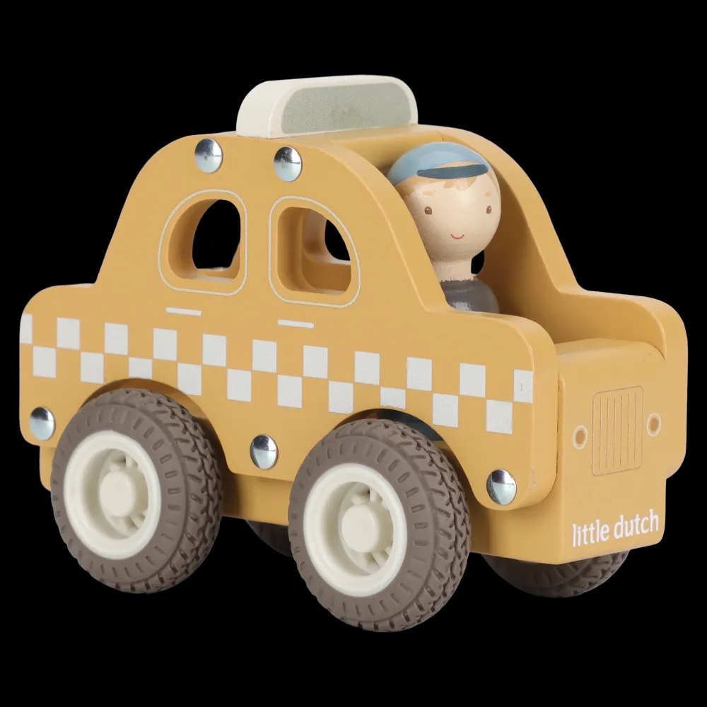 Little Dutch Taxi FSC ·*Niños Coches De Madera De Juguete Para Bebés|Coches De Juguete Para Bebés