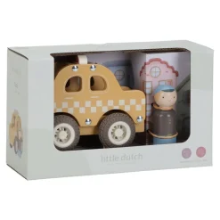 Little Dutch Taxi FSC ·*Niños Coches De Madera De Juguete Para Bebés|Coches De Juguete Para Bebés